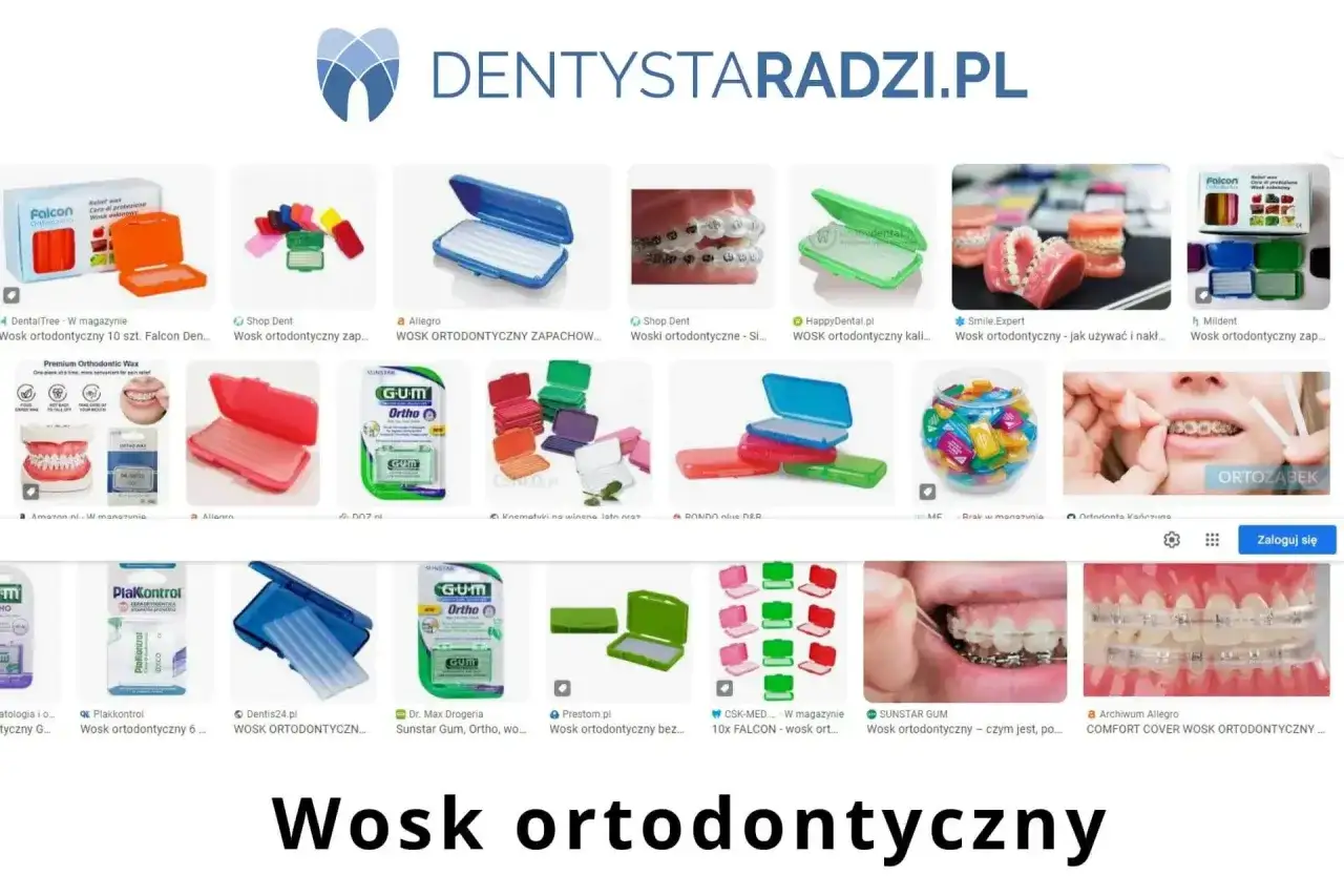 Wosk ortodontyczny w różnych opakowaniach, czy wosk ortodontyczny jest jadalny? To pytanie nurtuje wielu pacjentów.